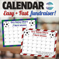 soccer team fundraiser calendar template for pick a date to donate no sales calendar donations fundraising event